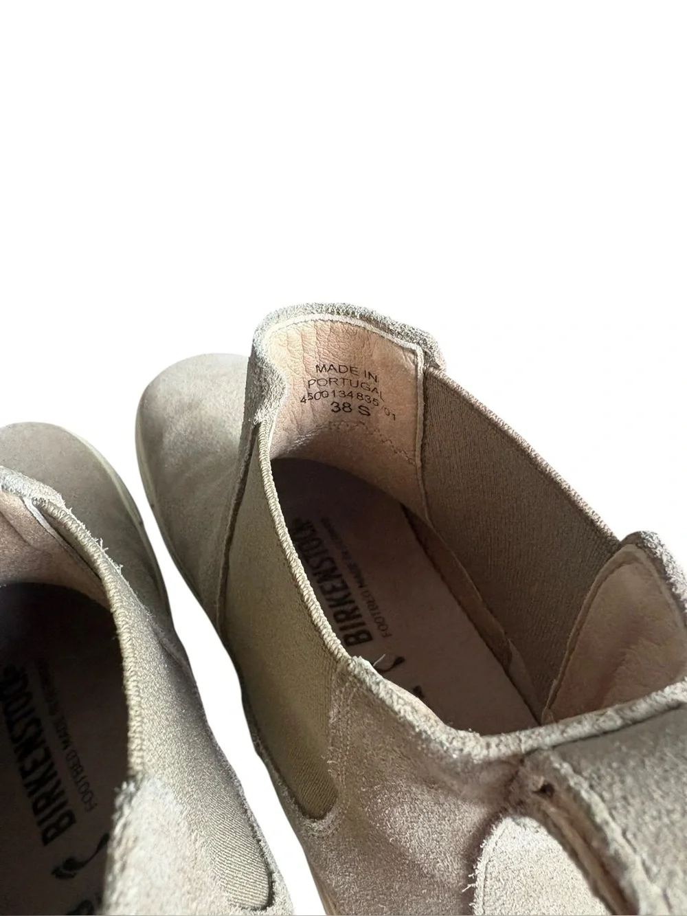 BIRKENSTOCK BEND CHELSEA BOOTS - TAUPE SUEDE size 38S/USL7 M5